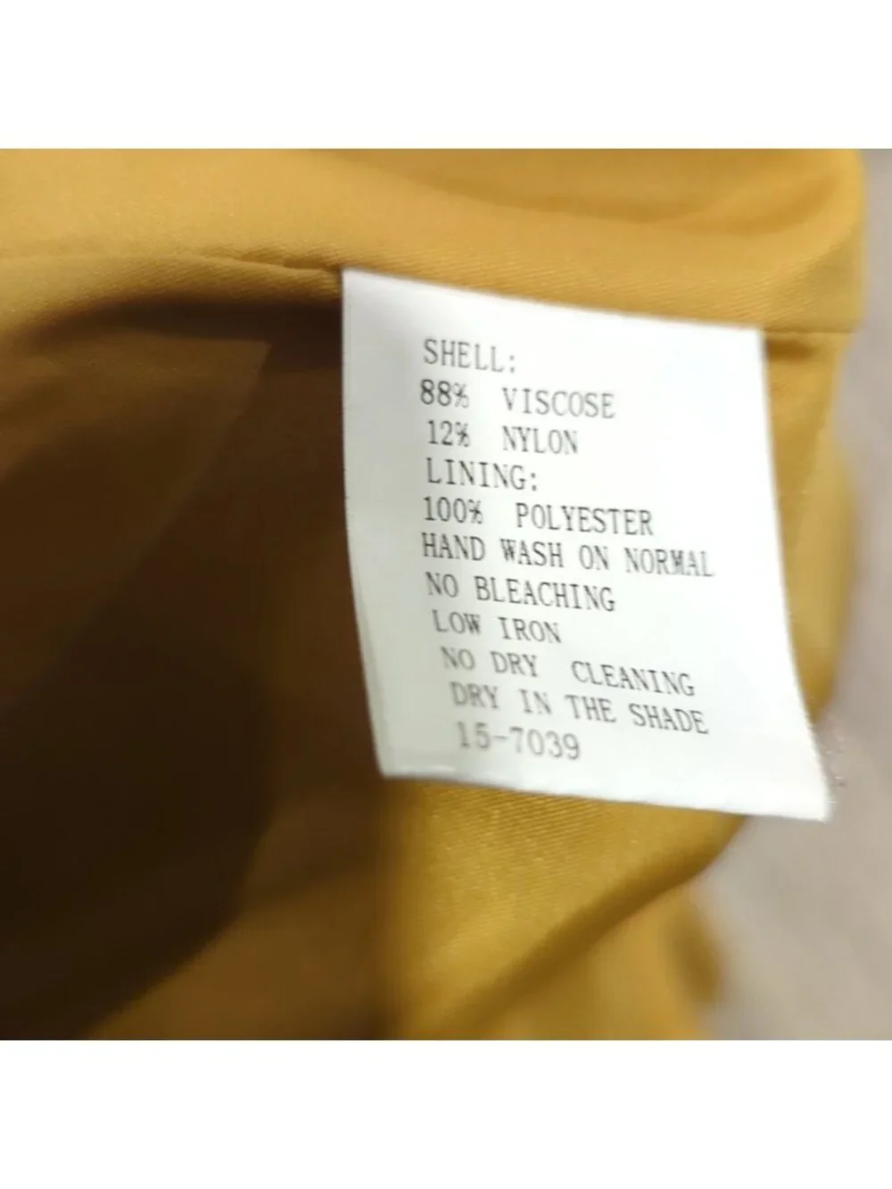 Uge Mustard color hooded zip up jacket